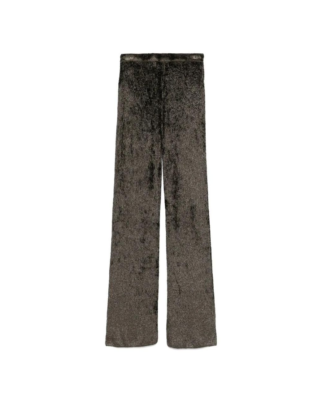 AYA MUSE Gray Wide Trousers