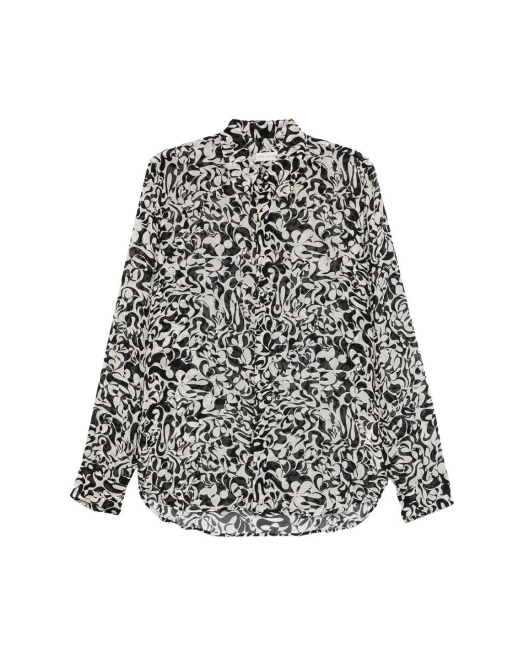 Dries Van Noten Gray Casual Shirts for men