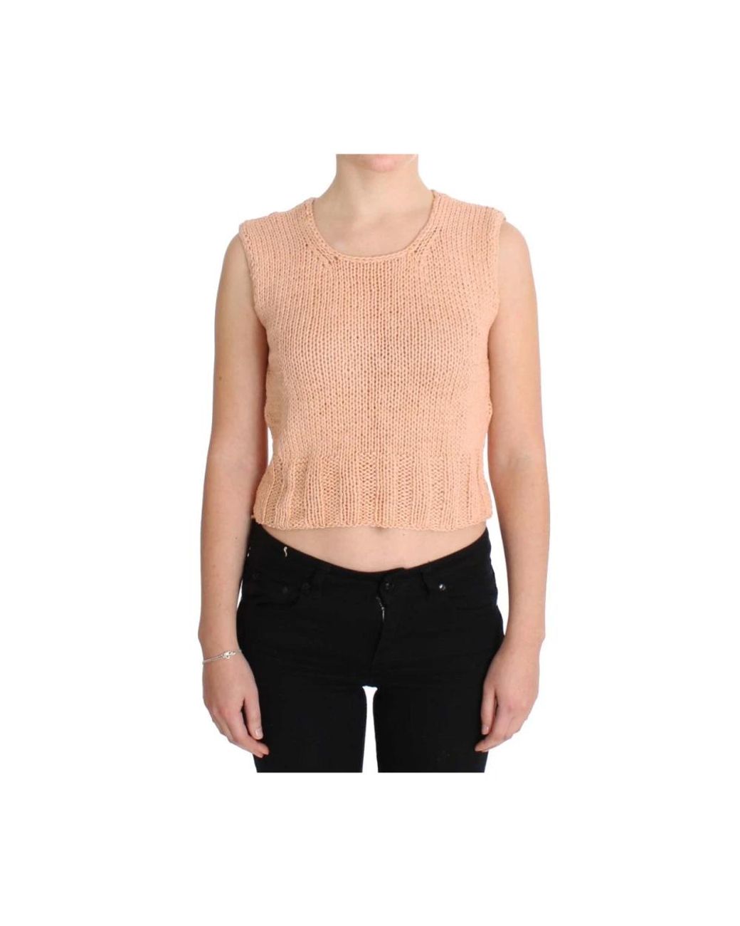 Pink Memories Black Round-Neck Knitwear