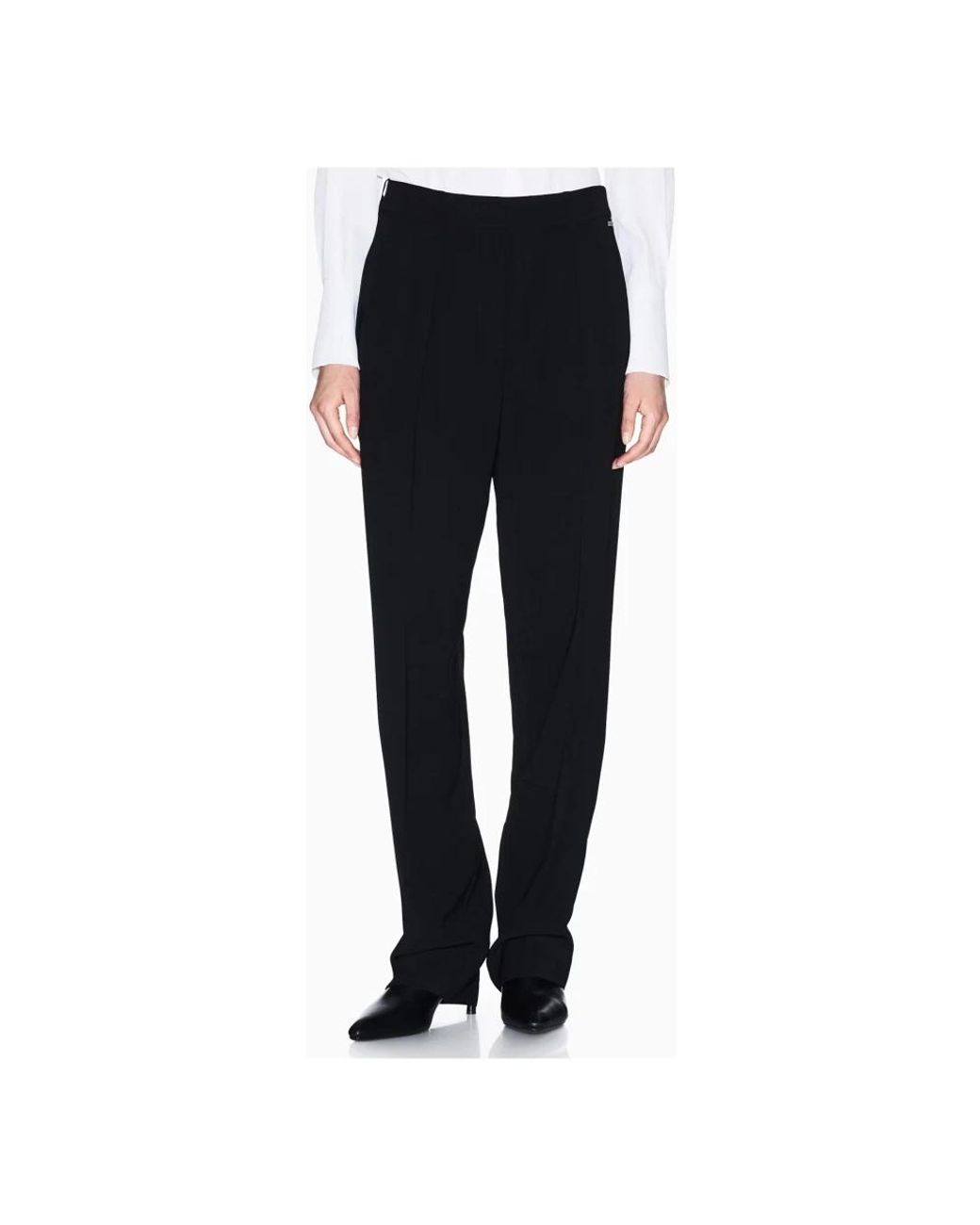 ARMANI EXCHANGE Black Tapered Trousers