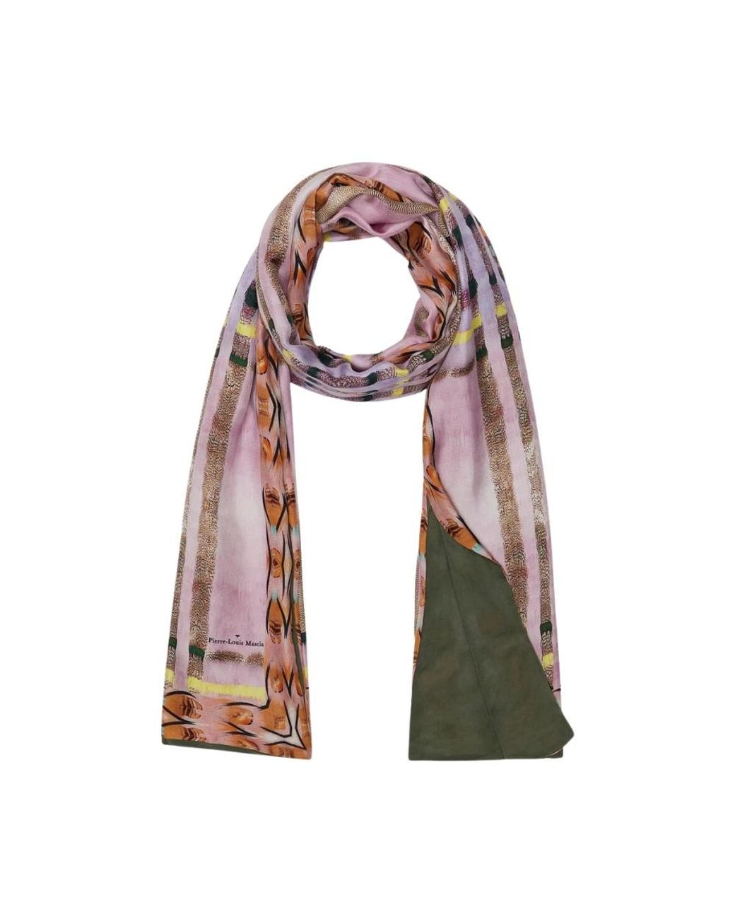 Pierre Louis Mascia Green Silk Scarves