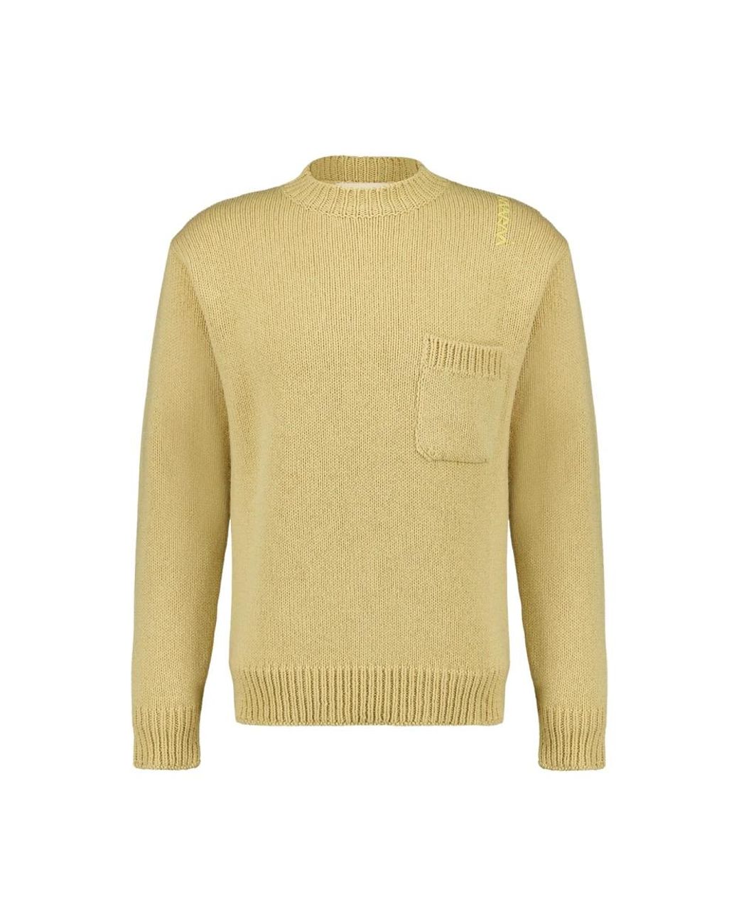 Marni Yellow Round-Neck Knitwear for men