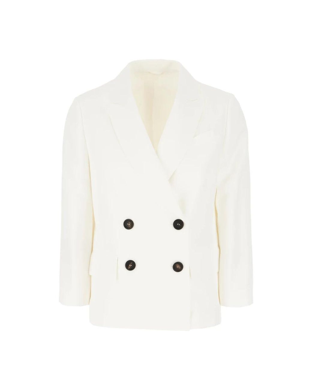Brunello Cucinelli White Blazers