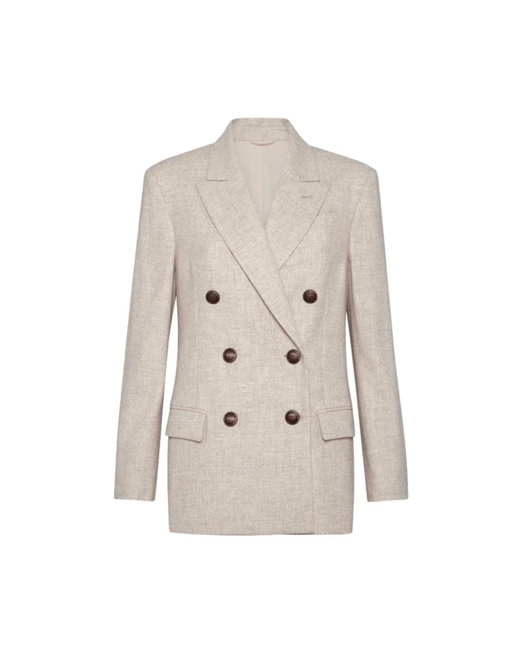 Brunello Cucinelli Natural Blazers