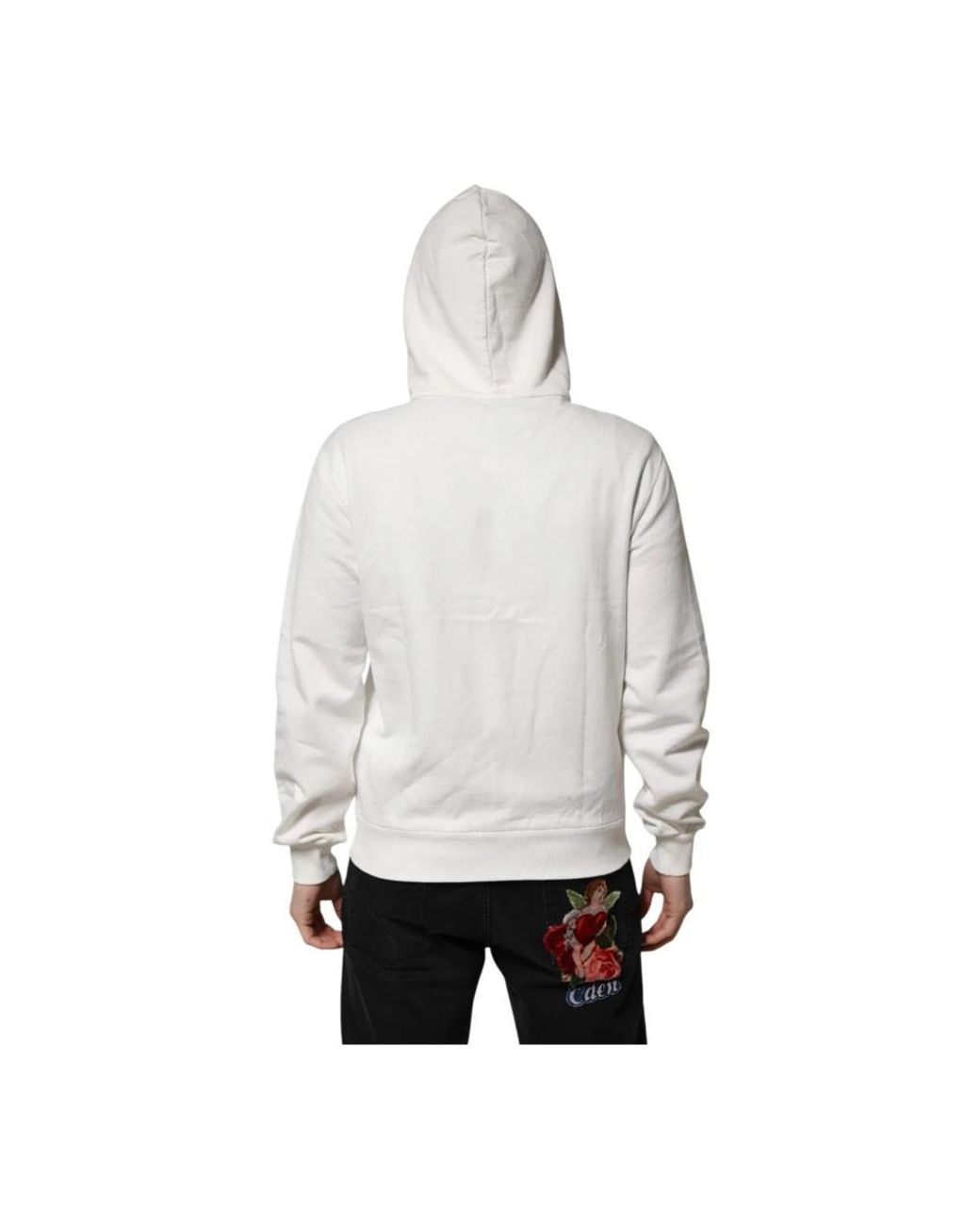 Dolce & Gabbana Gray Hoodies for men