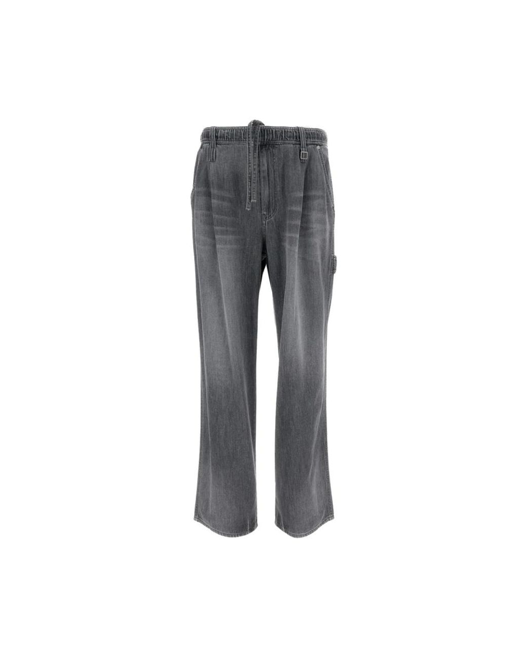 Wooyoungmi Gray Wide Jeans for men