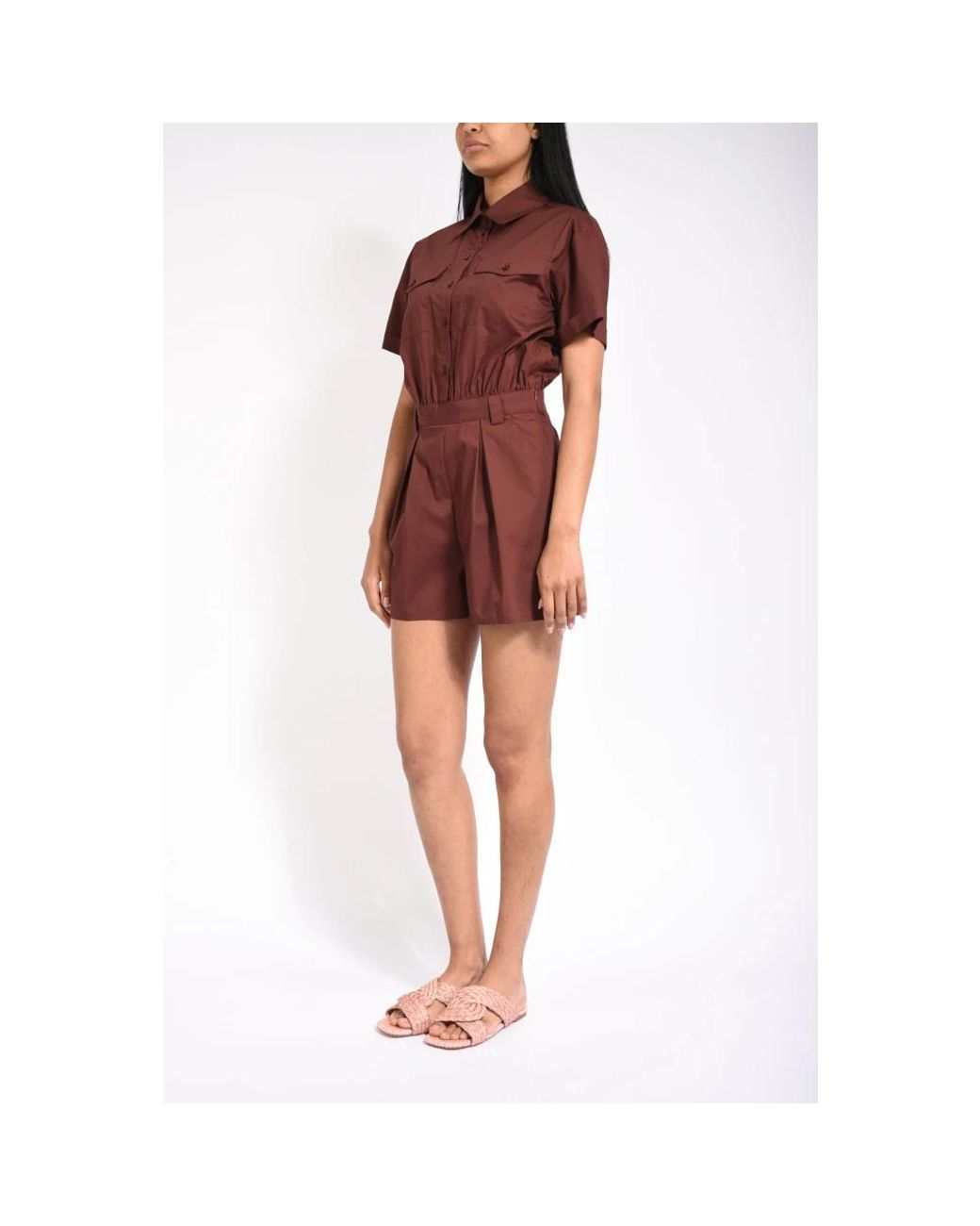 Playsuits Patrizia Pepe de color Red