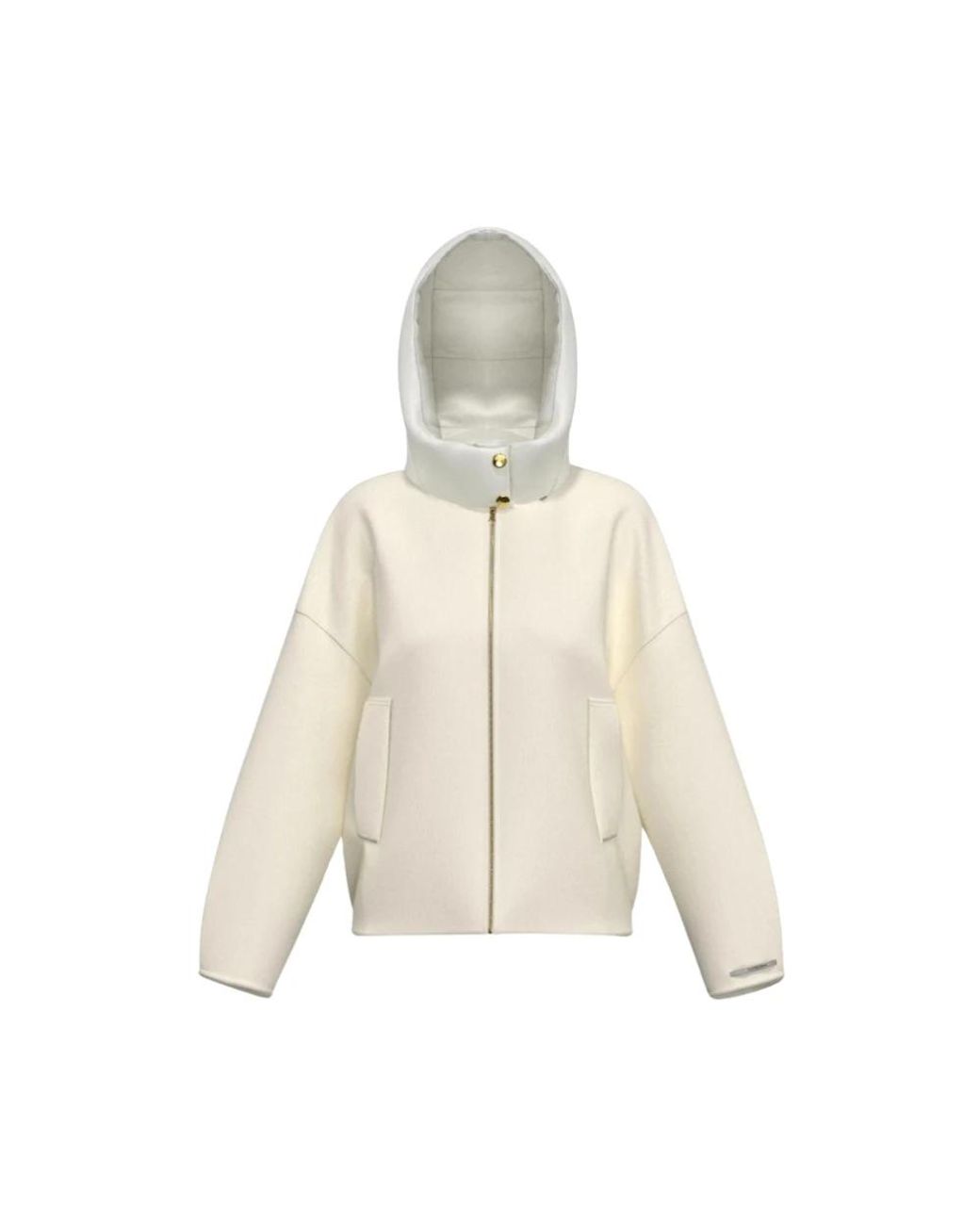 Marella Jassen ,Wit ,Polyester Eritea Jacket in het Natural