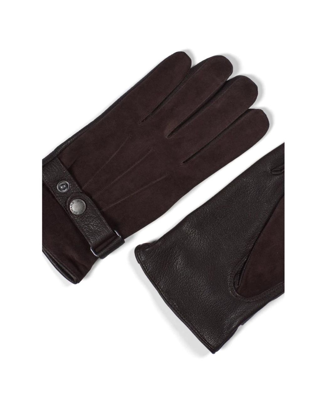 Howard London Black Gloves for men