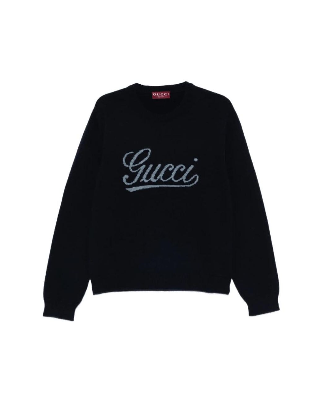 Gucci Black Round-Neck Knitwear for men