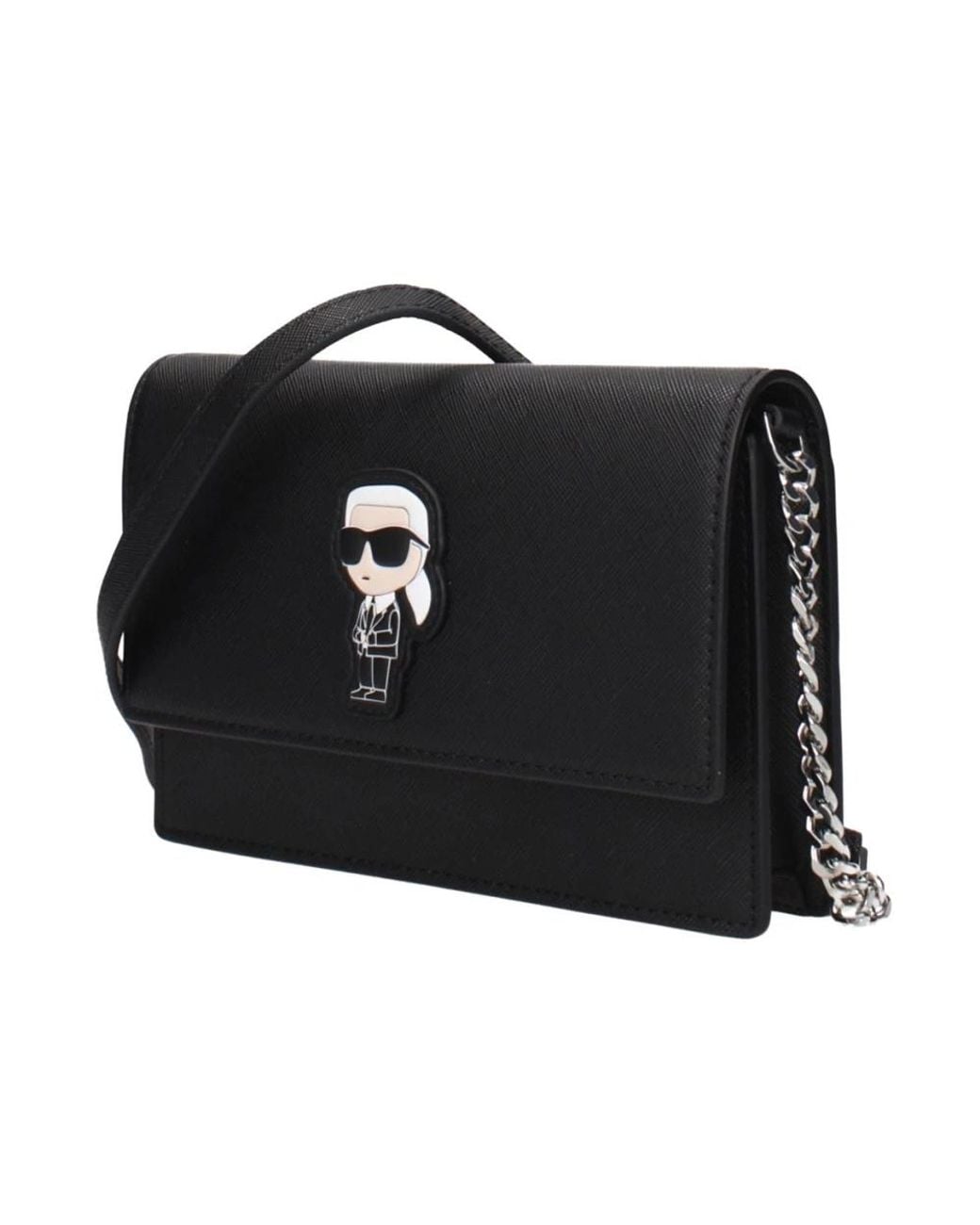 Karl Lagerfeld Black Cross Body Bags