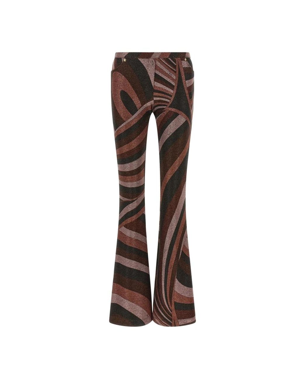 Emilio Pucci Brown Flare Jeans