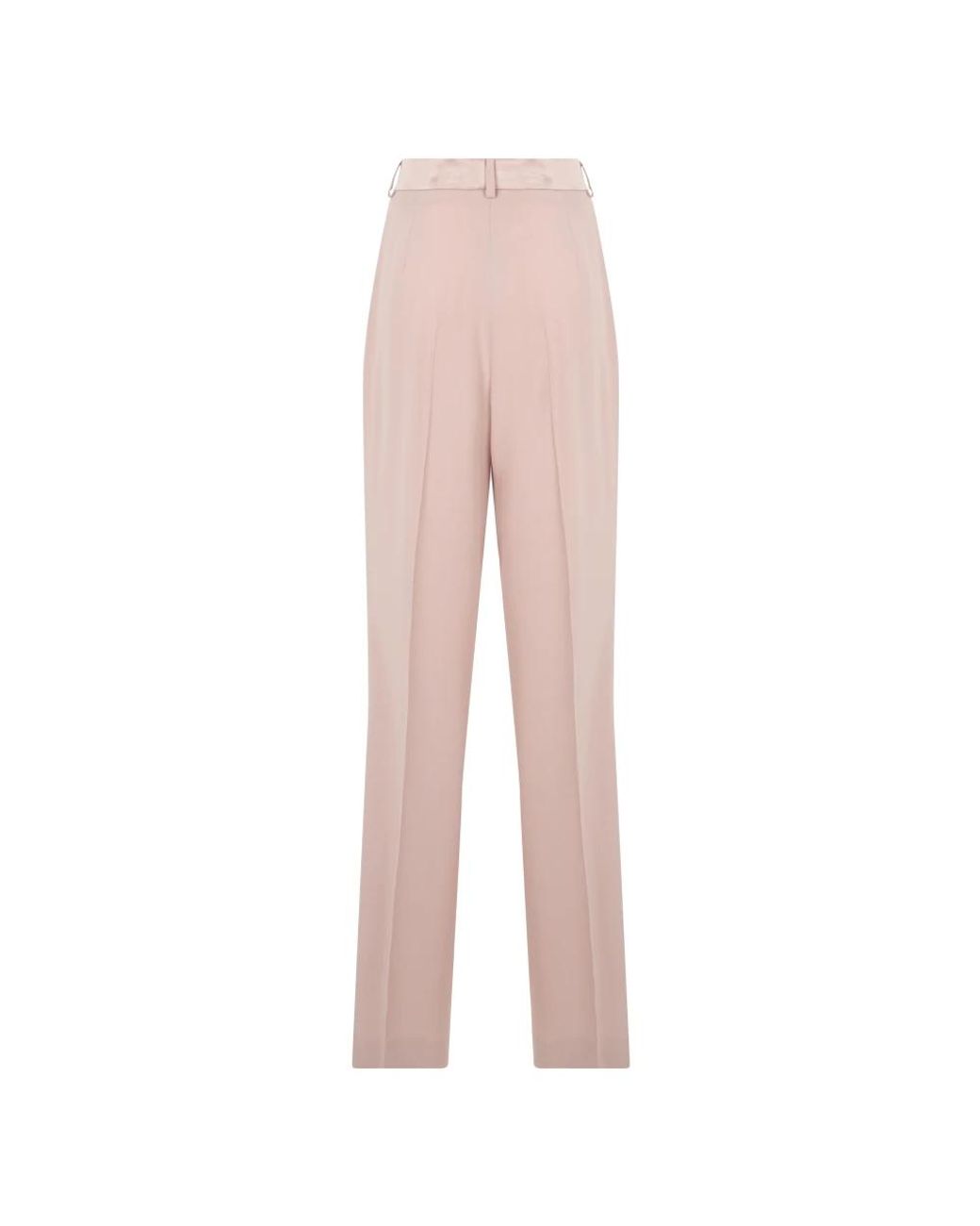 Alberta Ferretti Pink Straight Trousers