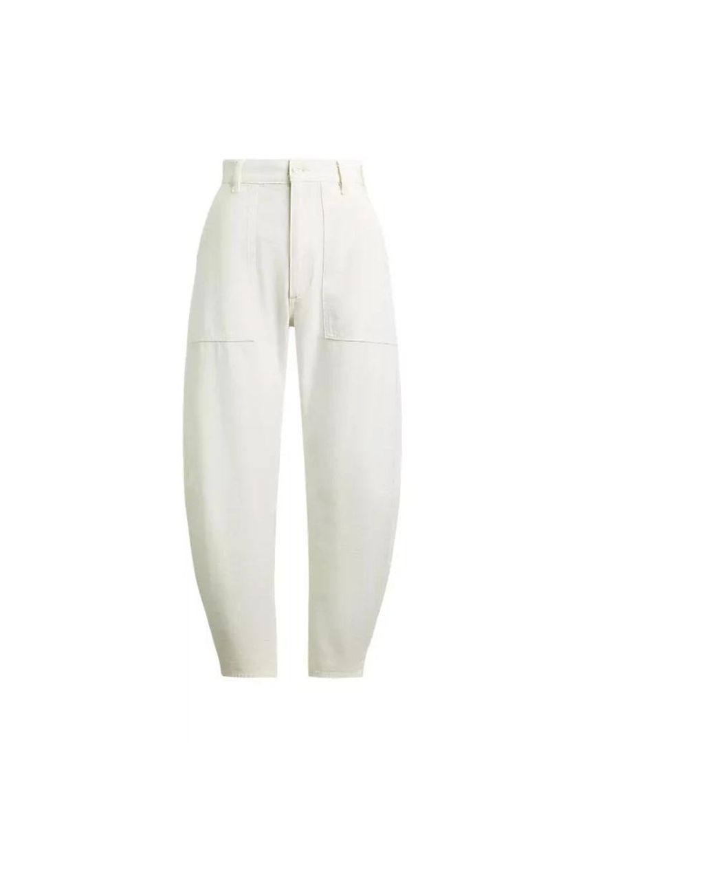 Polo Ralph Lauren White Tapered Trousers