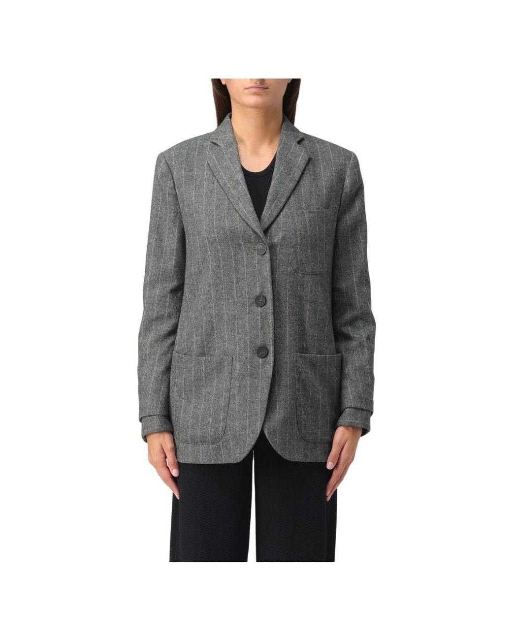 Giorgio Armani Gray Blazers