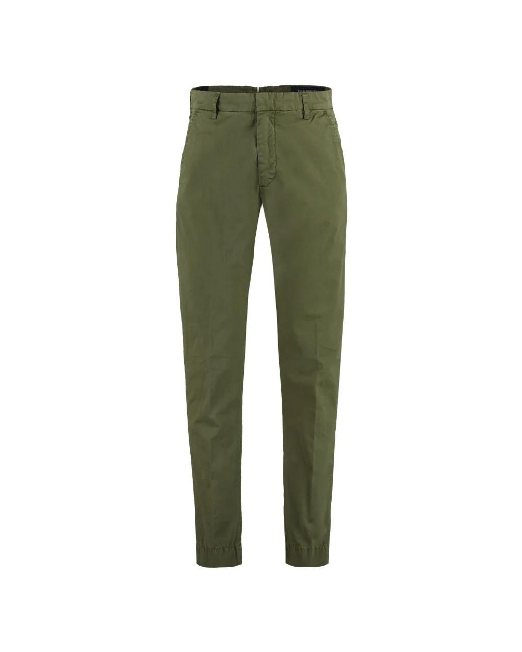 Hand Picked Green Slim-Fit Trousers for men