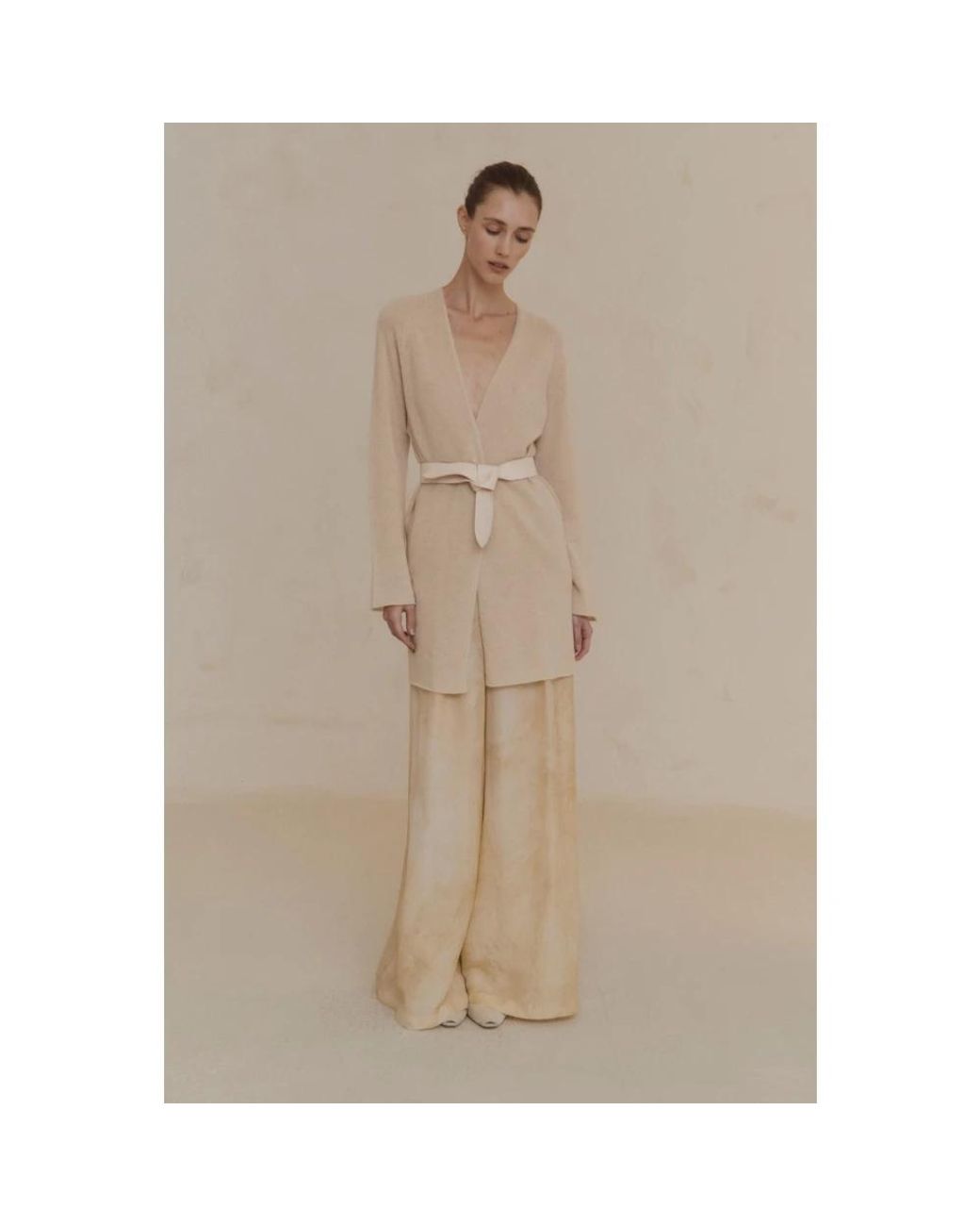 Cortana Natural Long Knitwear