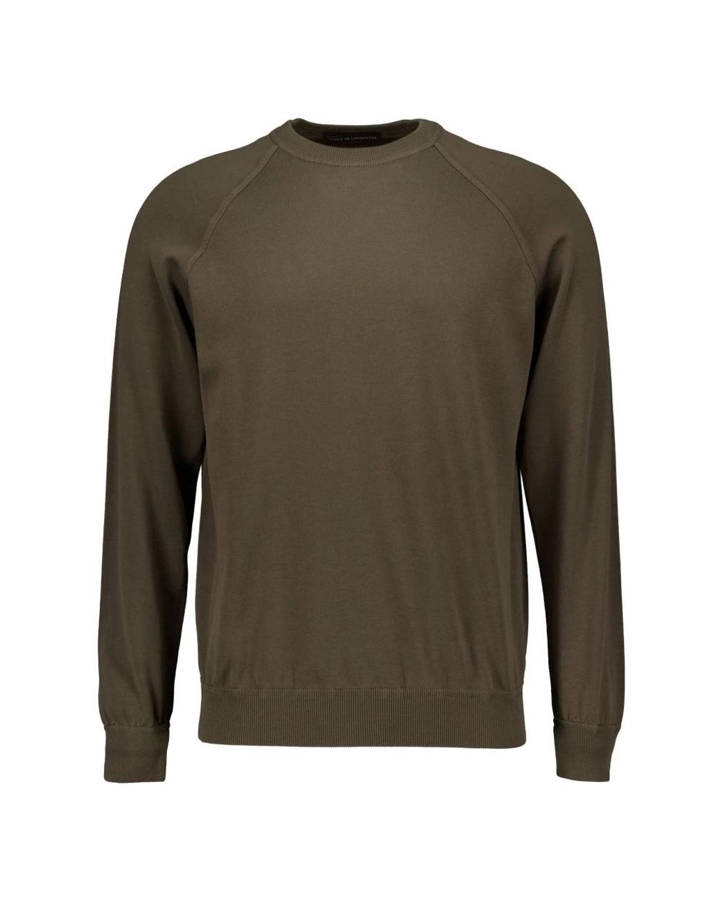 FILIPPO DE LAURENTIIS Green Round-Neck Knitwear for men