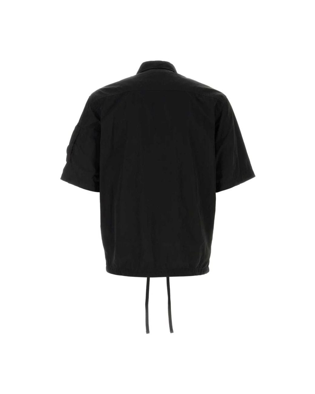 C P Company Black Short Sleeve Shirts for men