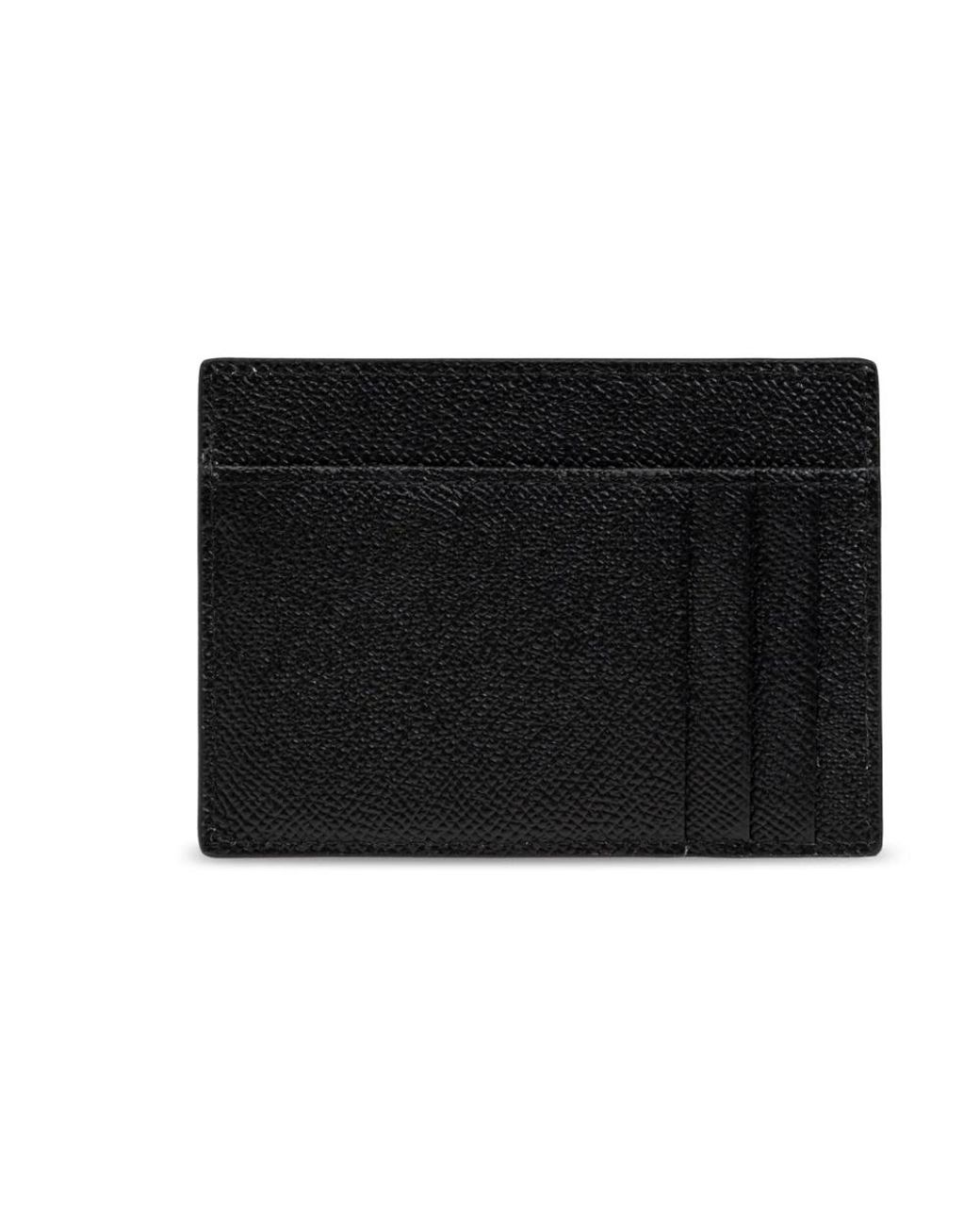 Dolce & Gabbana Lederkartenhalter in Black für Herren