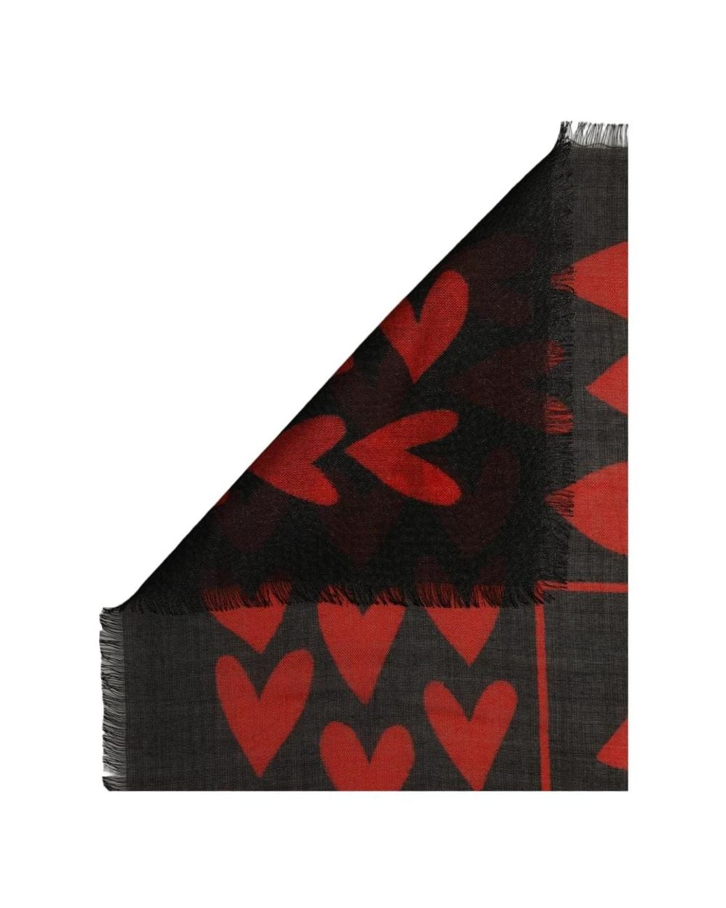 Dolce & Gabbana Red Winter Scarves