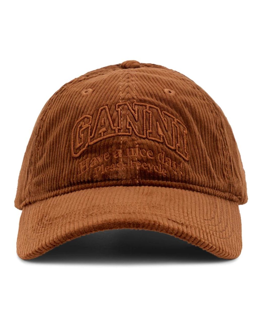Ganni Brown Hats & Caps