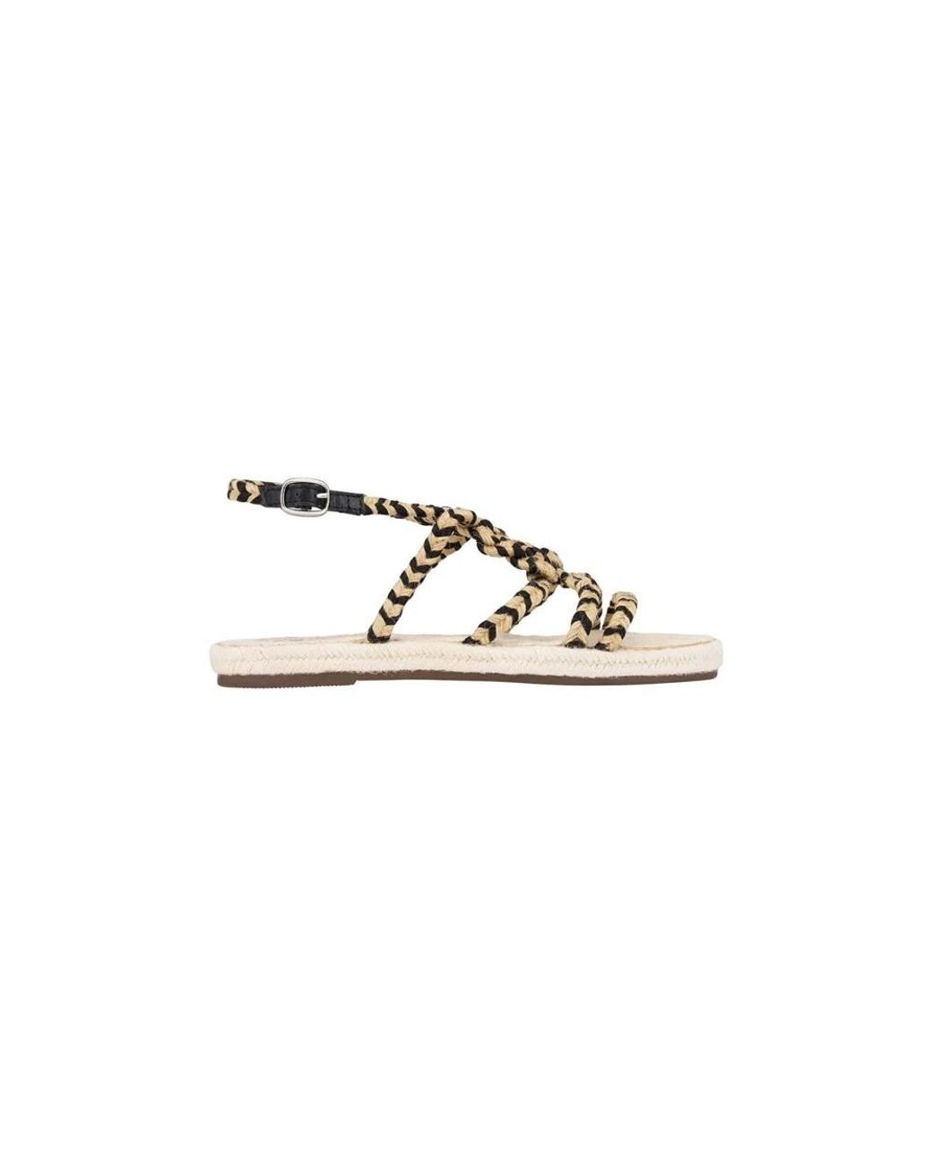 Flat Sandals Manebí de color Metallic