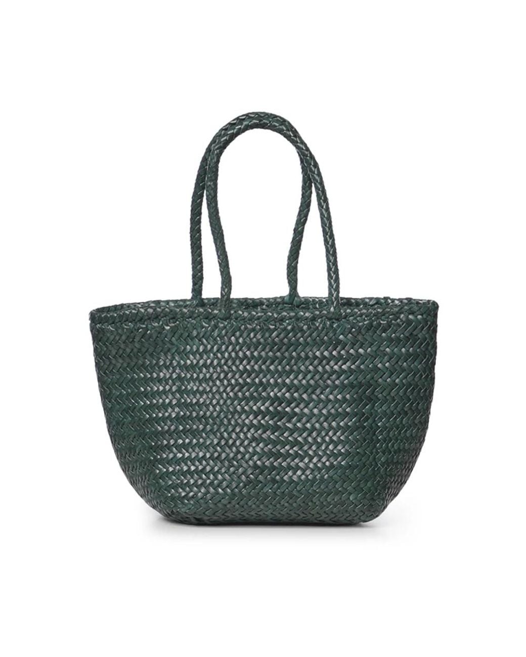 Dragon Diffusion Green Grace Small Basket Bag