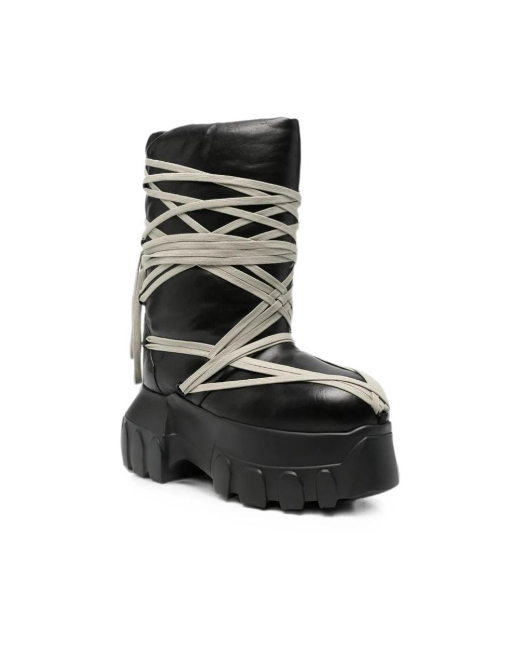 Rick Owens Black Winter Boots for men