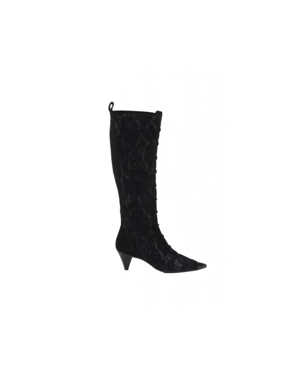 Ras Black Heeled Boots