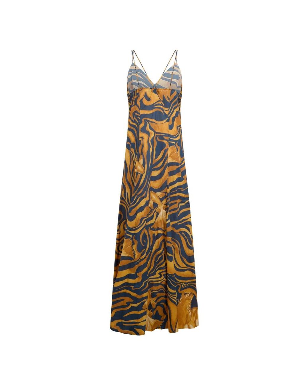 Alberta Ferretti Metallic Maxi Dresses