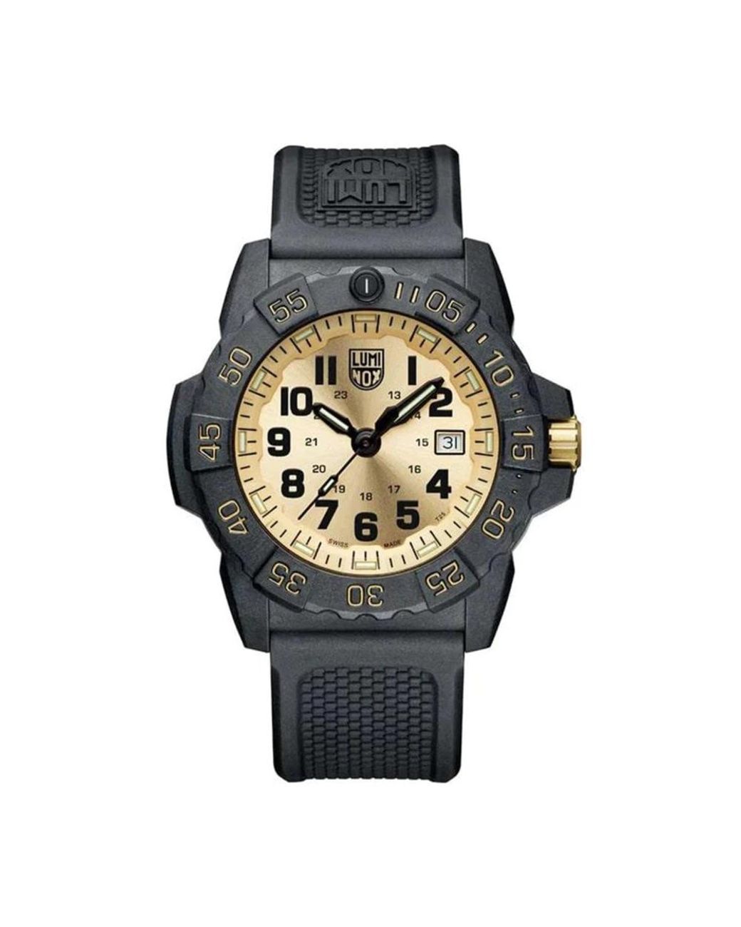 Luminox Accessoires ,Geel Seal Limited Edition in het Gray voor heren
