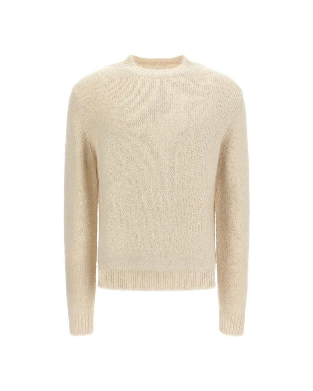 Jil Sander Natural Round-Neck Knitwear for men