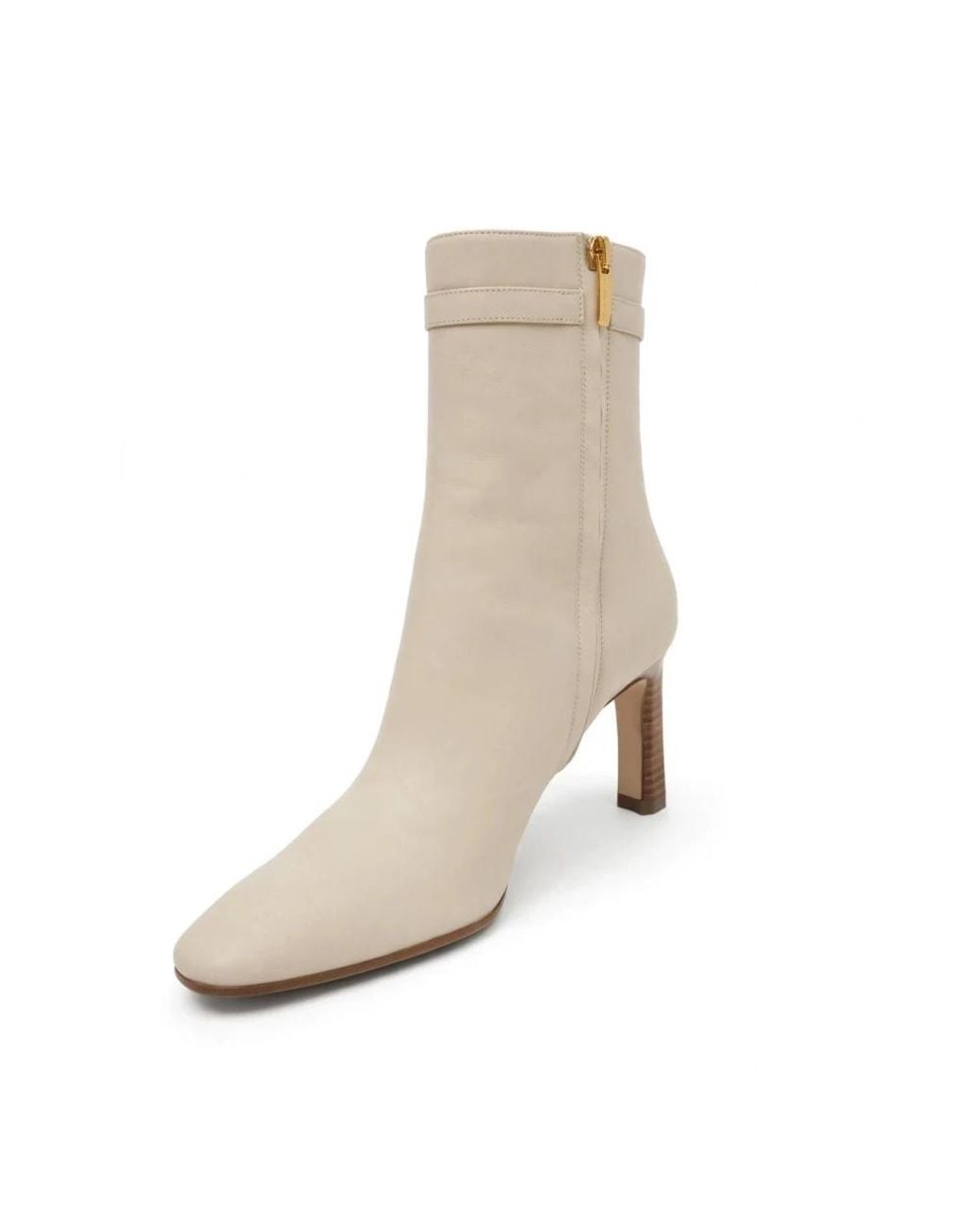 Sergio Rossi Natural Heeled Boots
