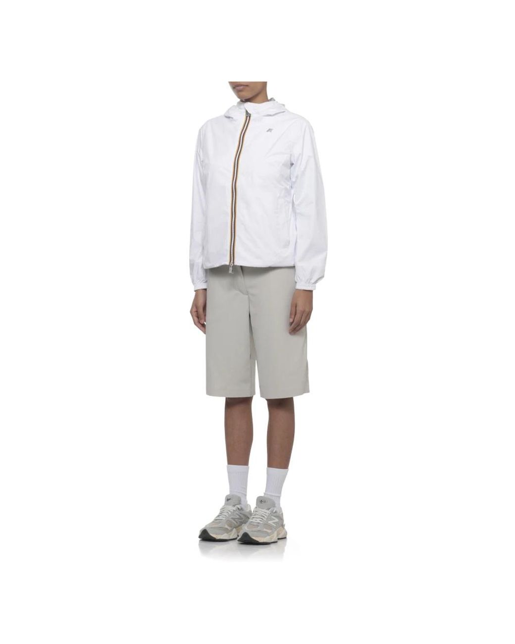 K-Way White Light Jackets