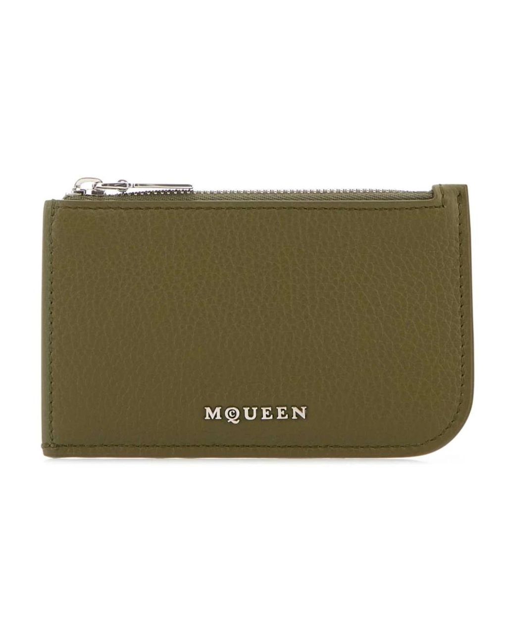 McQueen Green Wallets & Cardholders for men