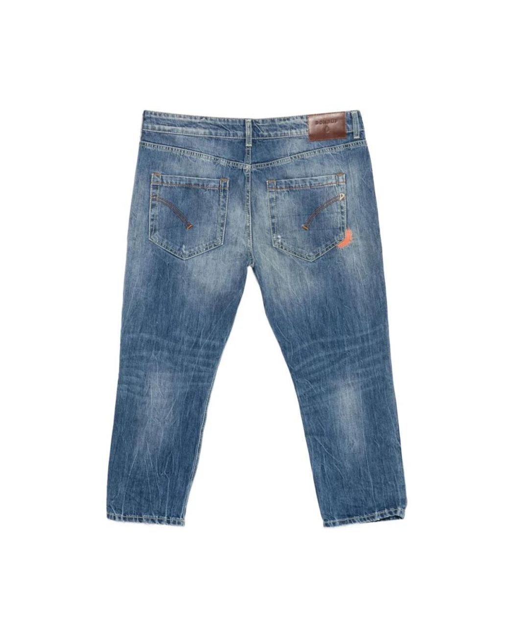 Dondup Blue Cropped Jeans