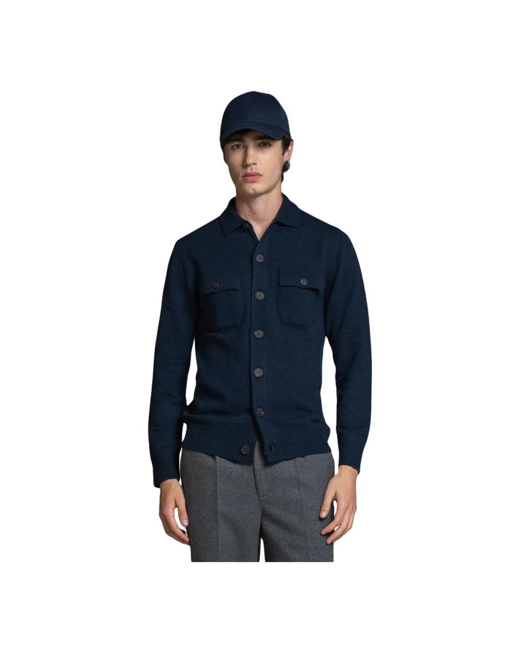 Cardigans Impure de hombre de color Blue