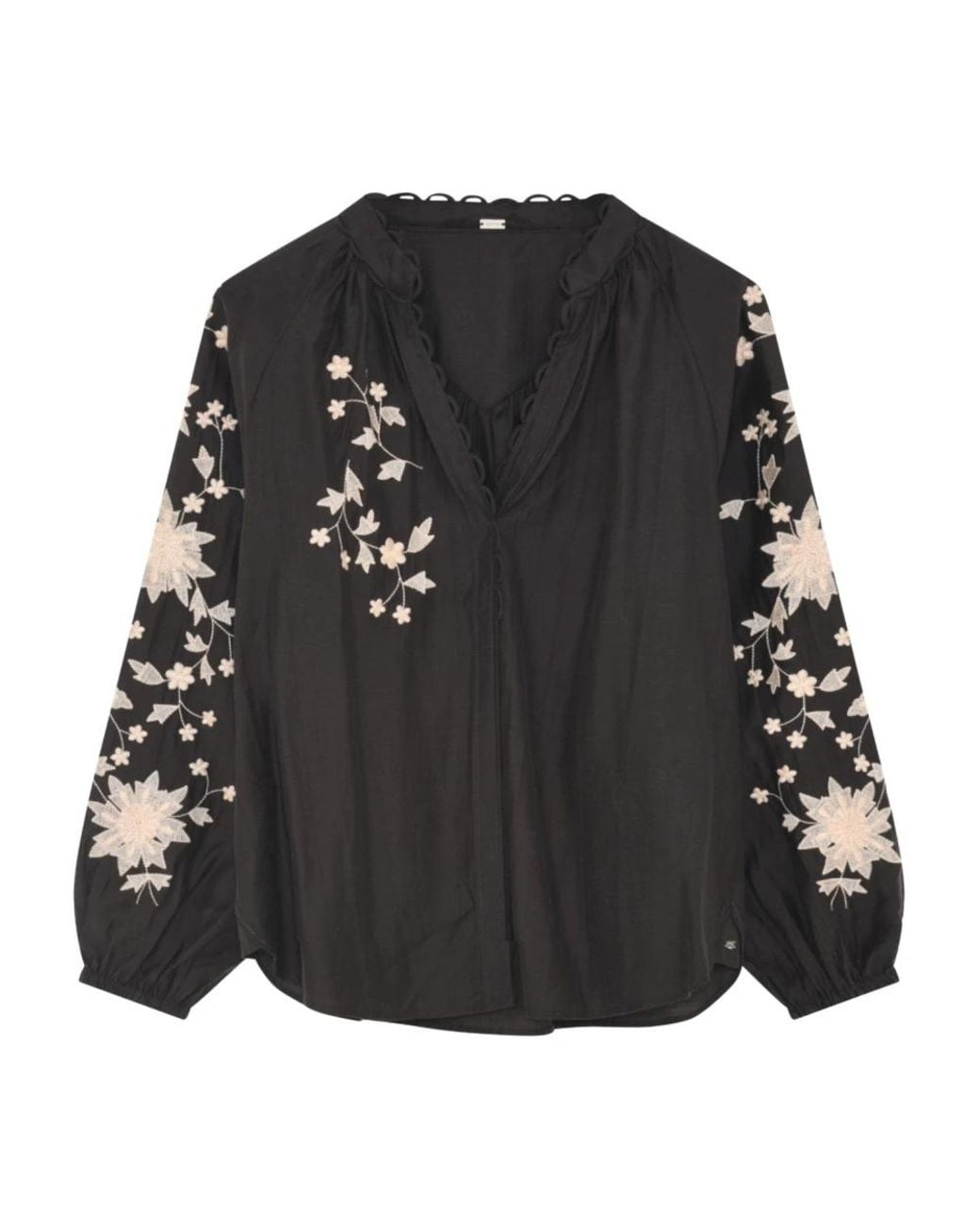 GUSTAV Black Bluse
