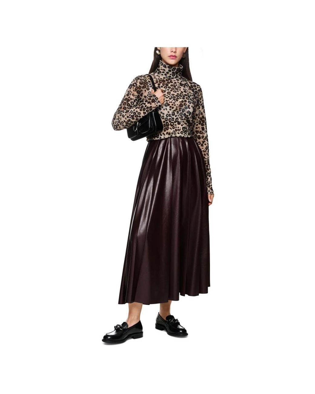 Marc Cain Brown Midi Skirts