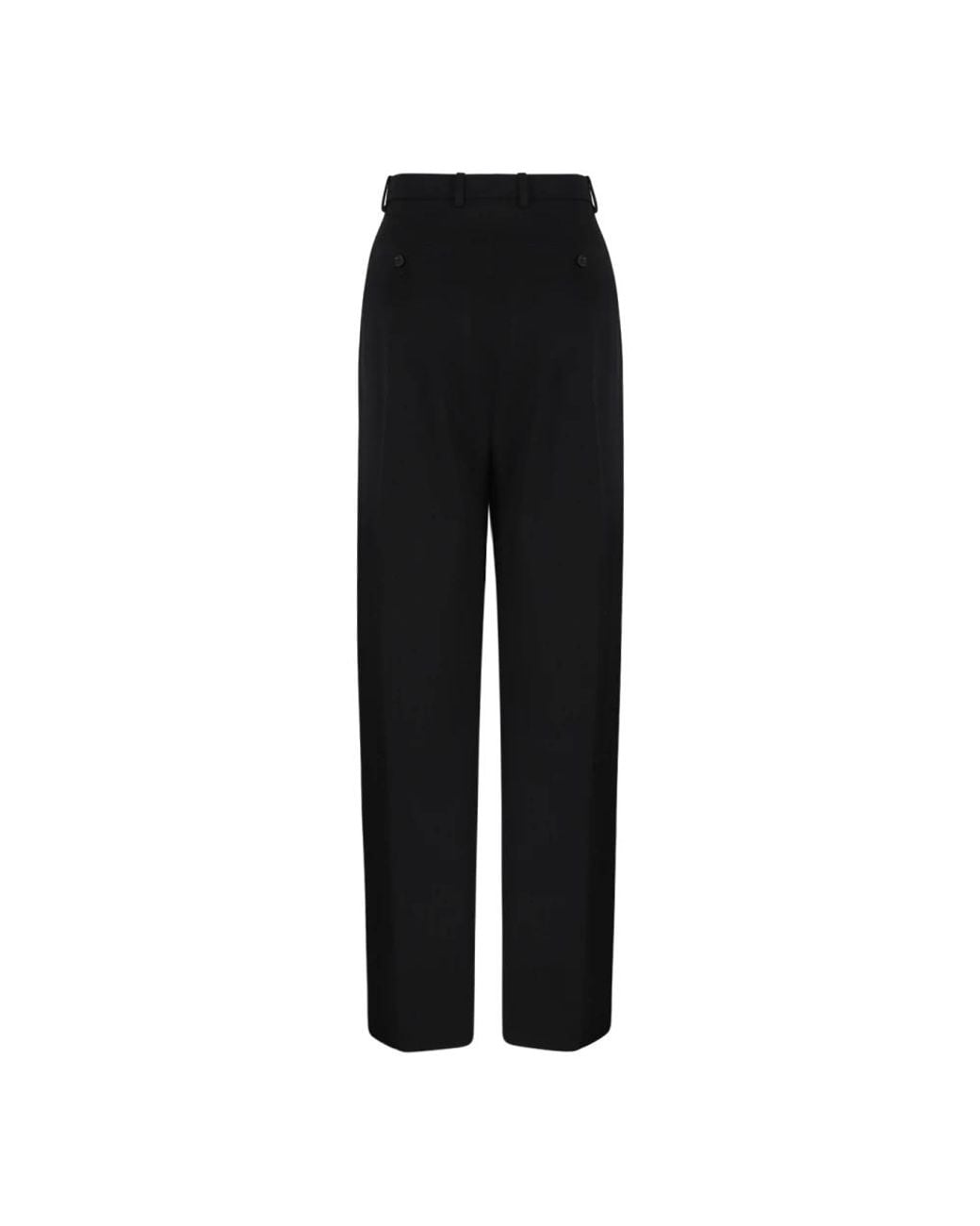 McQueen Black Straight Trousers