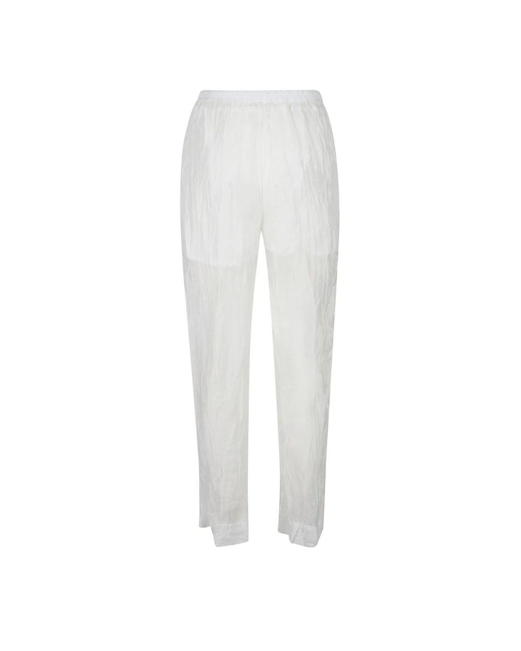 LA PISCINE White Slim-Fit Trousers