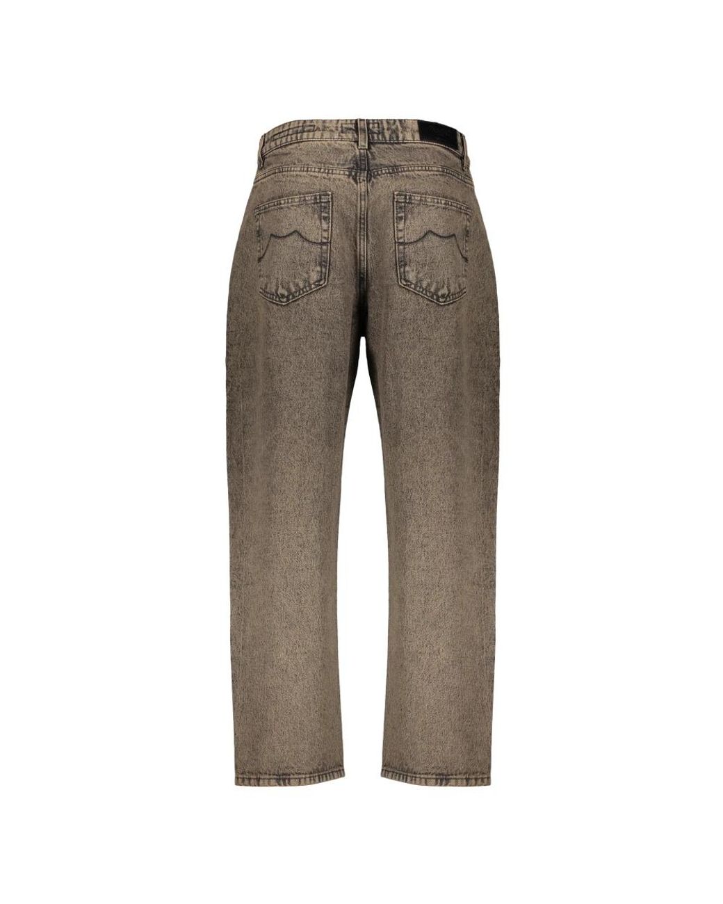 Moorer Gray Straight Fit Jeans