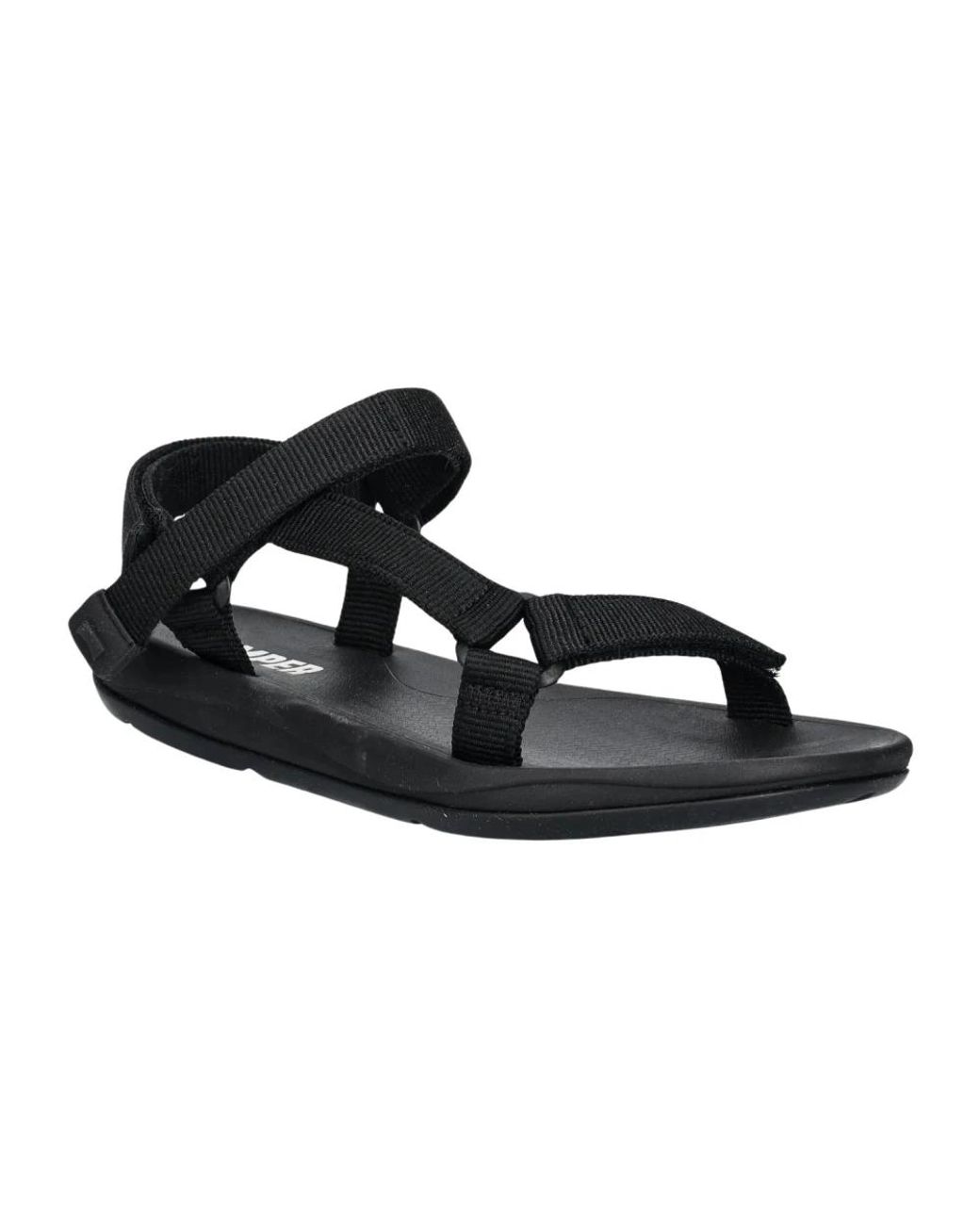Flat Sandals di Camper in Black