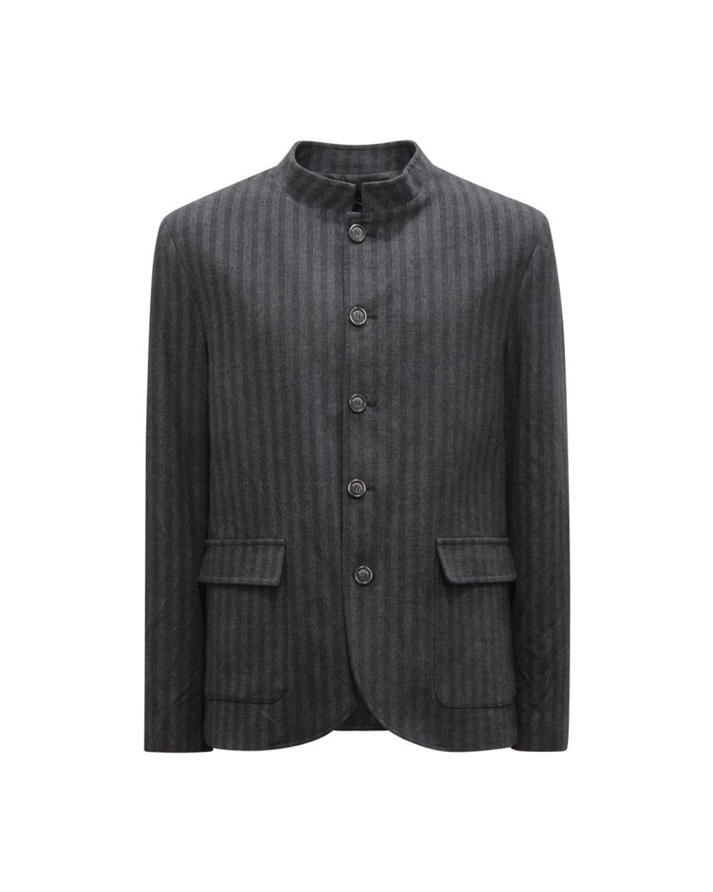 Imperial Jassen ,Grijs ,Katoen Giacca Coreana Stripes Jacket in het Gray