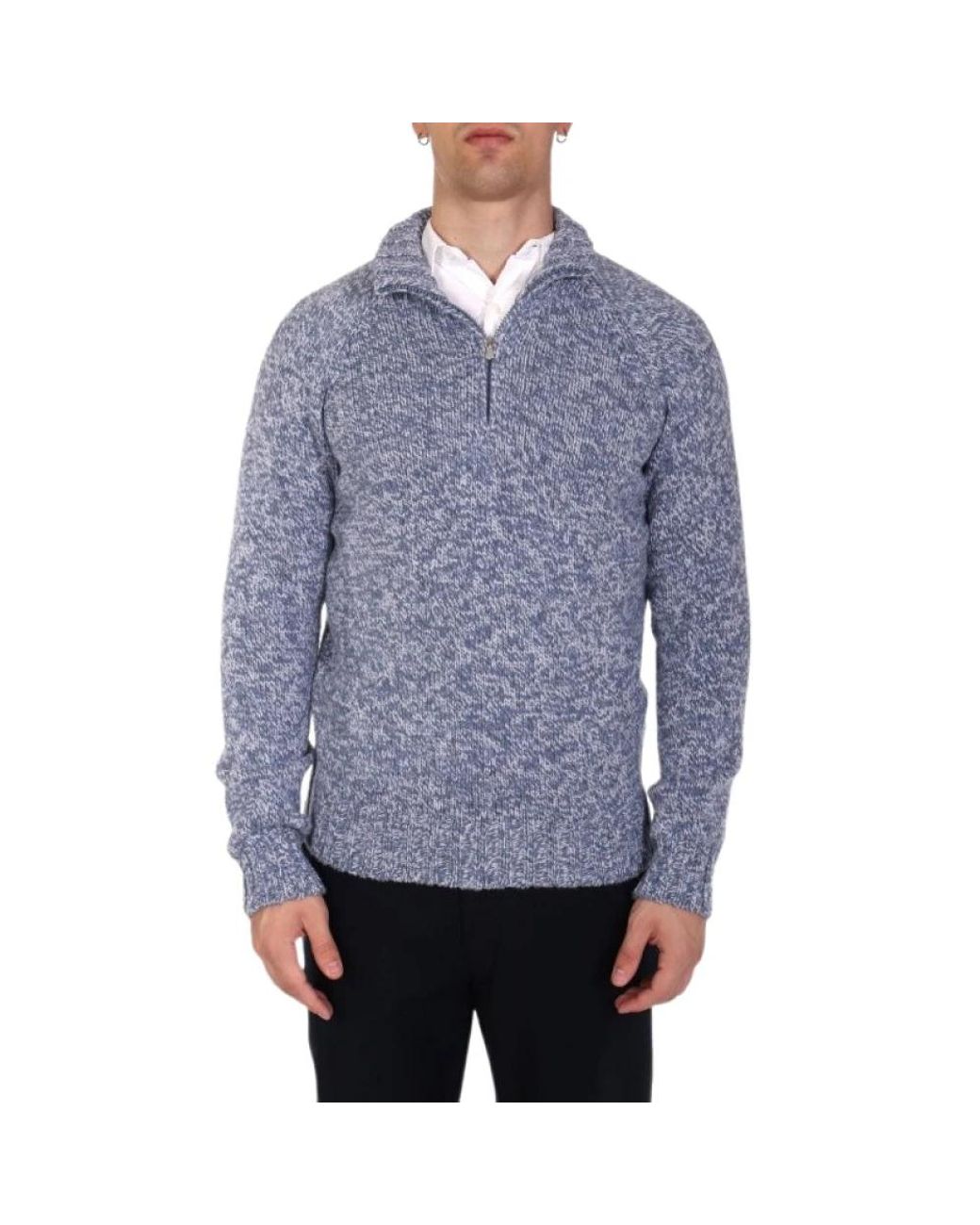 Gran Sasso Blue Turtlenecks for men