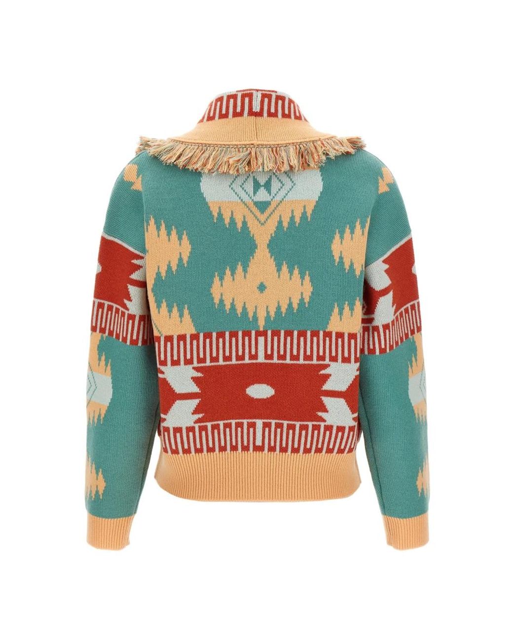 Alanui Truien & Vesten ,Veelkleurig ,Wol Icon Jacquard Cardi-Bomber in het Multicolor