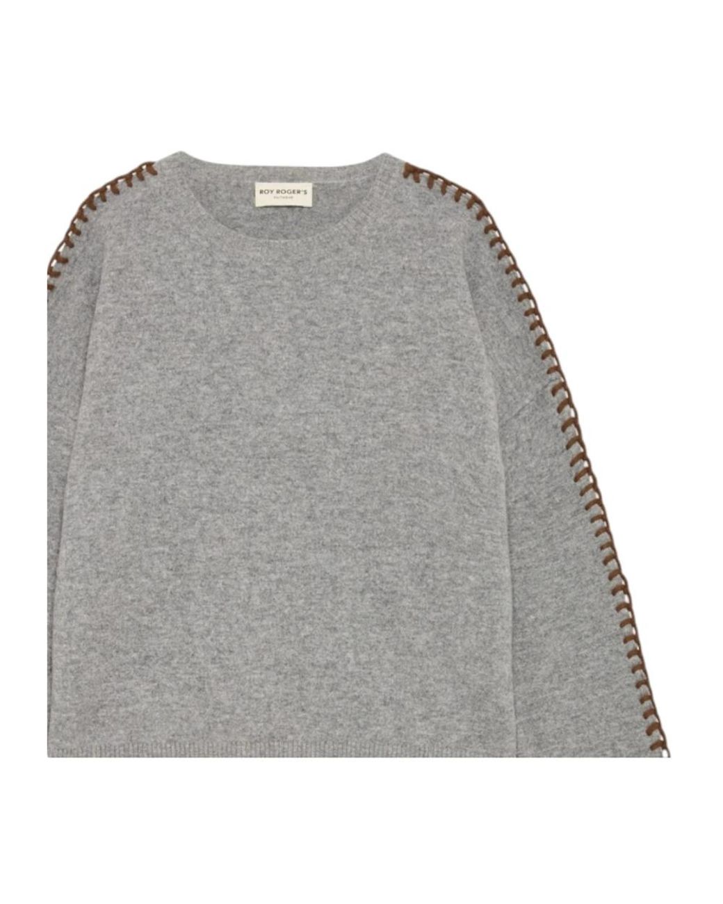 Roy Rogers Gray Round-Neck Knitwear