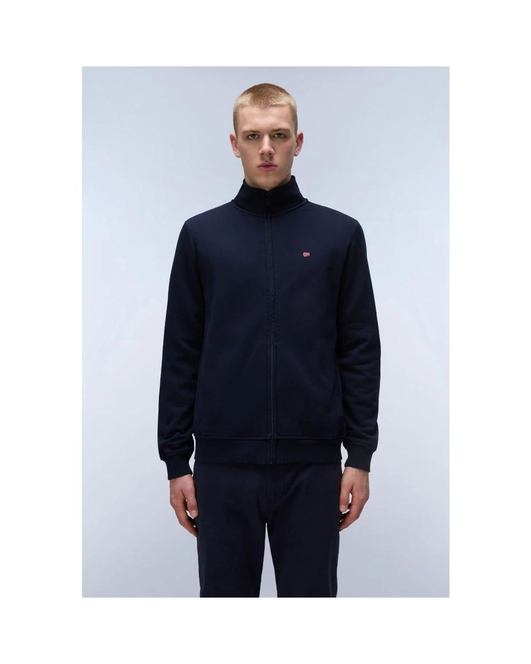 Napapijri Blue Zip-Throughs for men