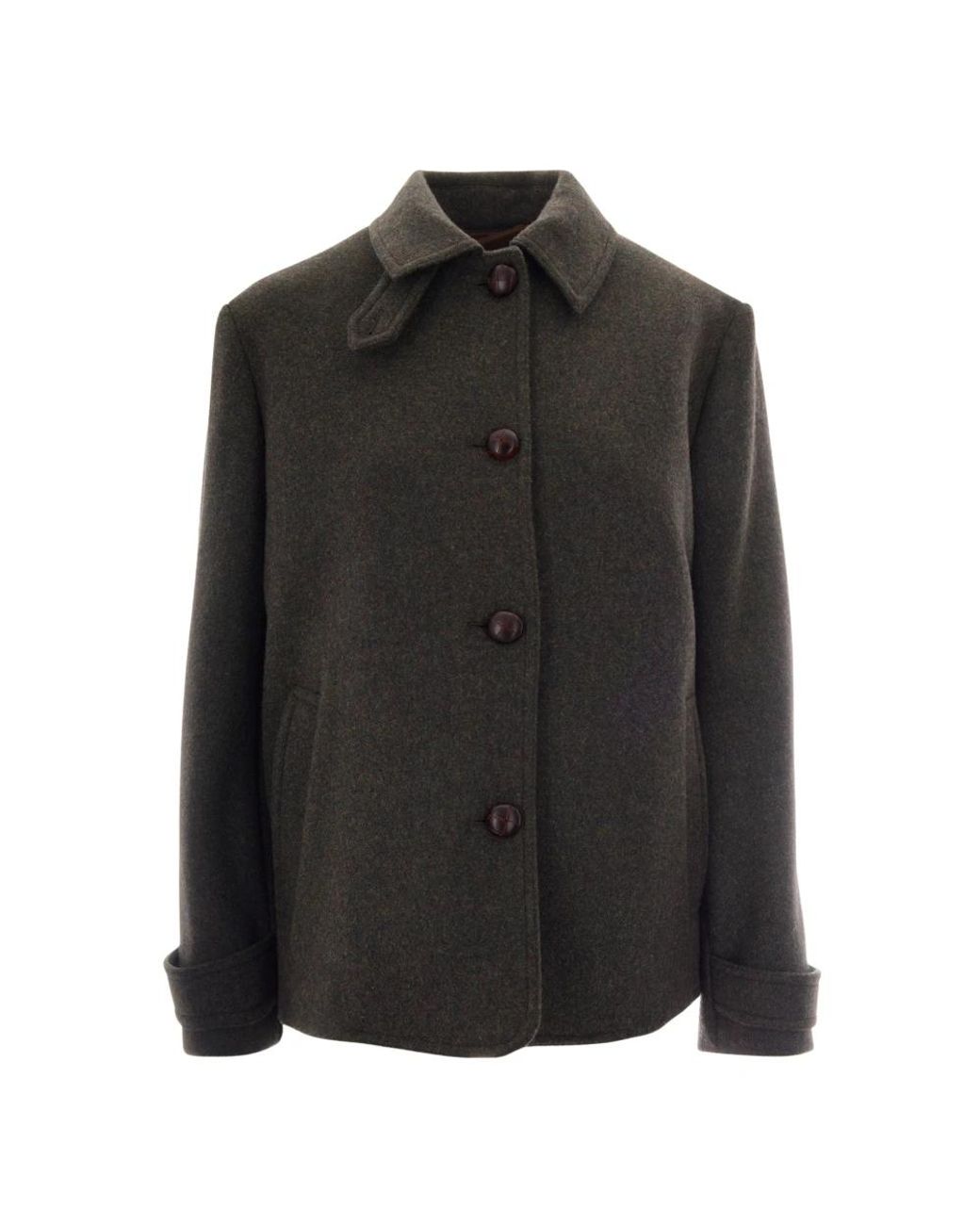 Max Mara Jassen ,Groen ,Light Jassen in het Black
